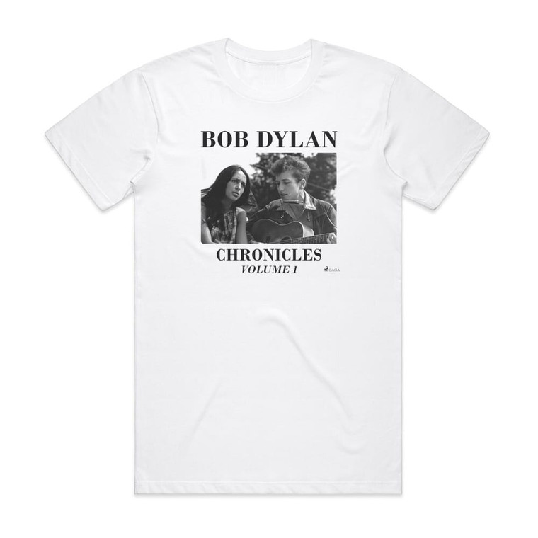 Bob Dylan Chronicles Vol 1 Album Cover T-Shirt White
