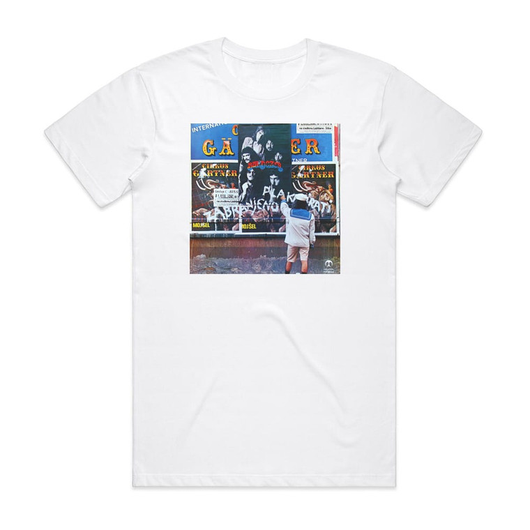 Buldozer Zabranjeno Plakatirati Album Cover T-Shirt White