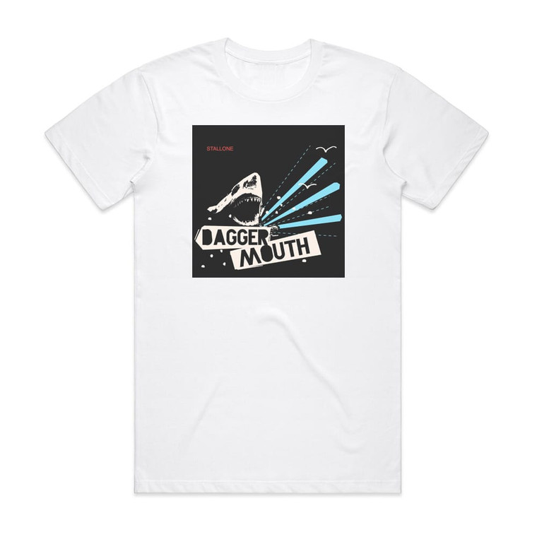 Daggermouth Stallone Album Cover T-Shirt White