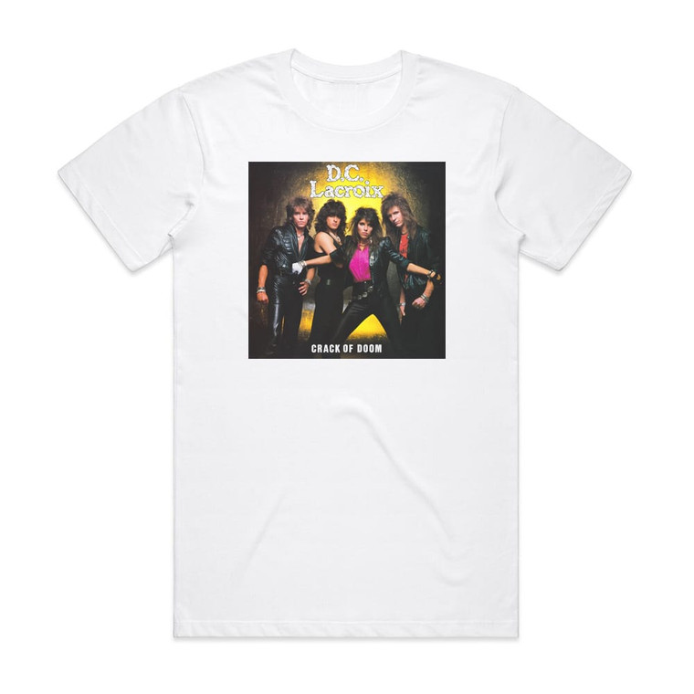 DC Lacroix Crack Of Doom Album Cover T-Shirt White