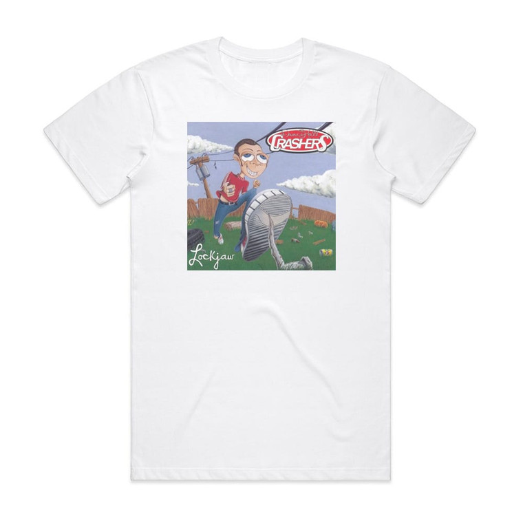 Dance Hall Crashers Lockjaw Album Cover T-Shirt White