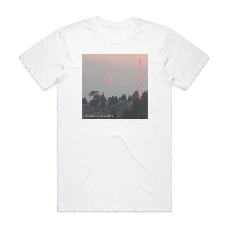 Divide and Dissolve Abomination Album Cover T-Shirt White