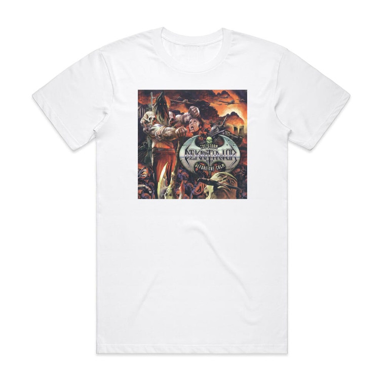 Dekapitator The Storm Before The Calm Album Cover T-Shirt White