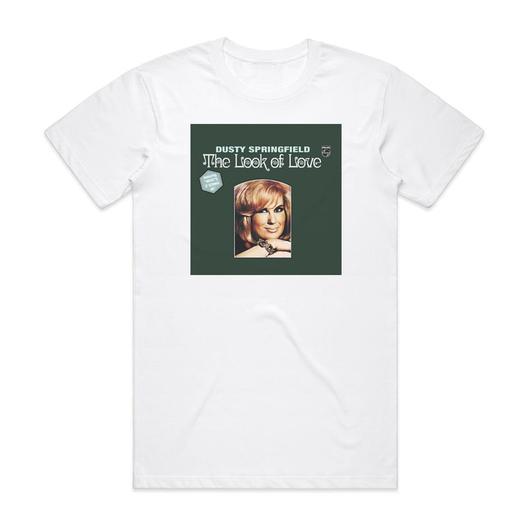 Dusty Springfield The Look Of Love 1 Album Cover T-Shirt White