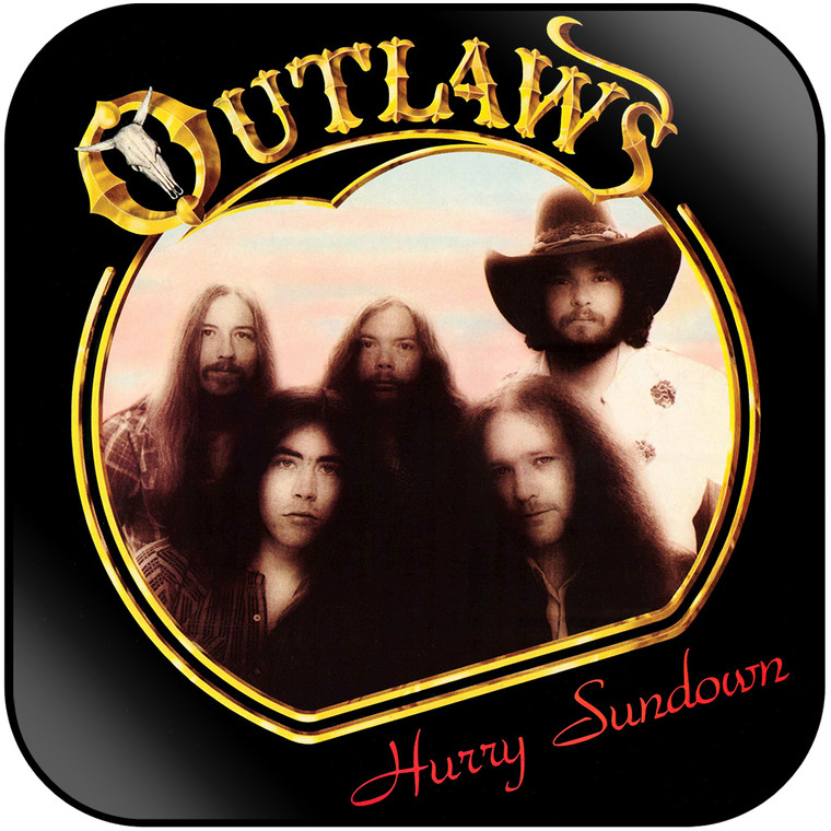 Outlaws Hurry Sundown Album Cover Sticker