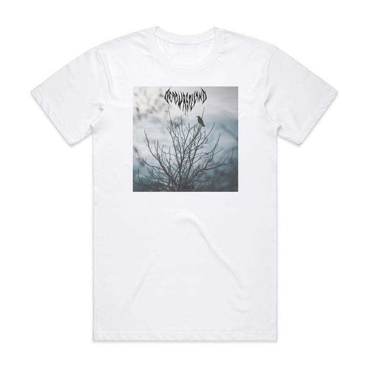 Dead Wasteland Raven Album Cover T-Shirt White