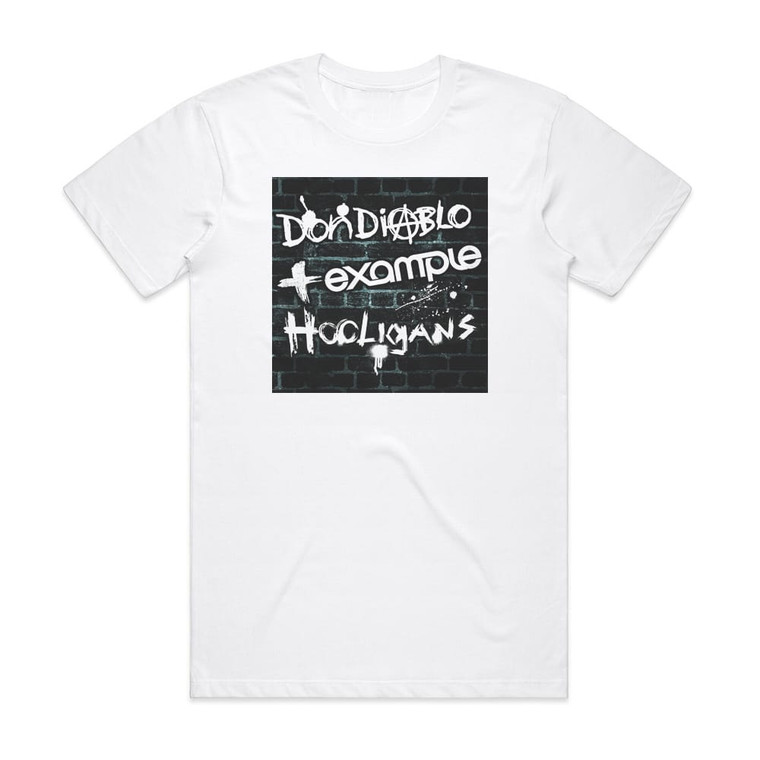 Don Diablo Hooligans Album Cover T-Shirt White Don Diablo Hooligans Album Cover T-Shirt White