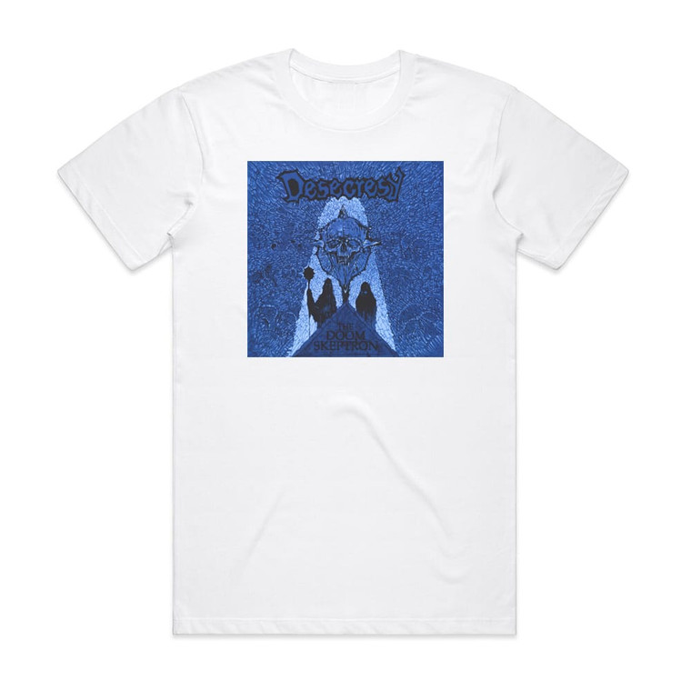 Desecresy The Doom Skeptron Album Cover T-Shirt White