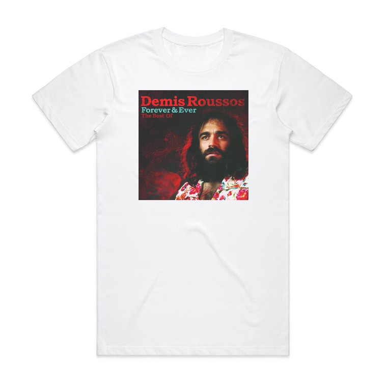 Demis Roussos The Best Of Album Cover T-Shirt White