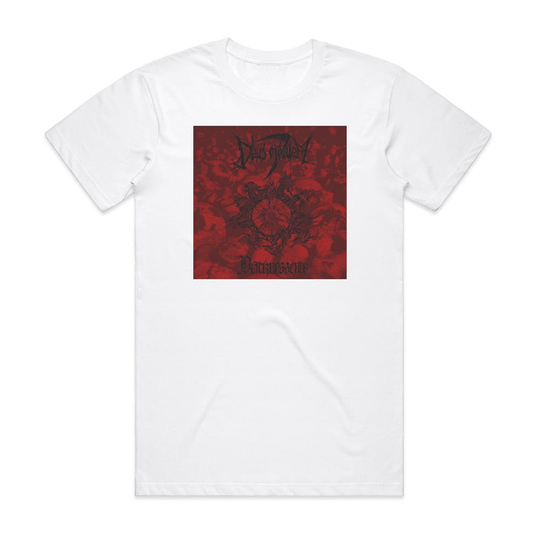 Deus Mortem Darknessence Album Cover T-Shirt White