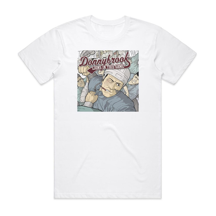 Donnybrook Lions In This Game Album Cover T-Shirt White
