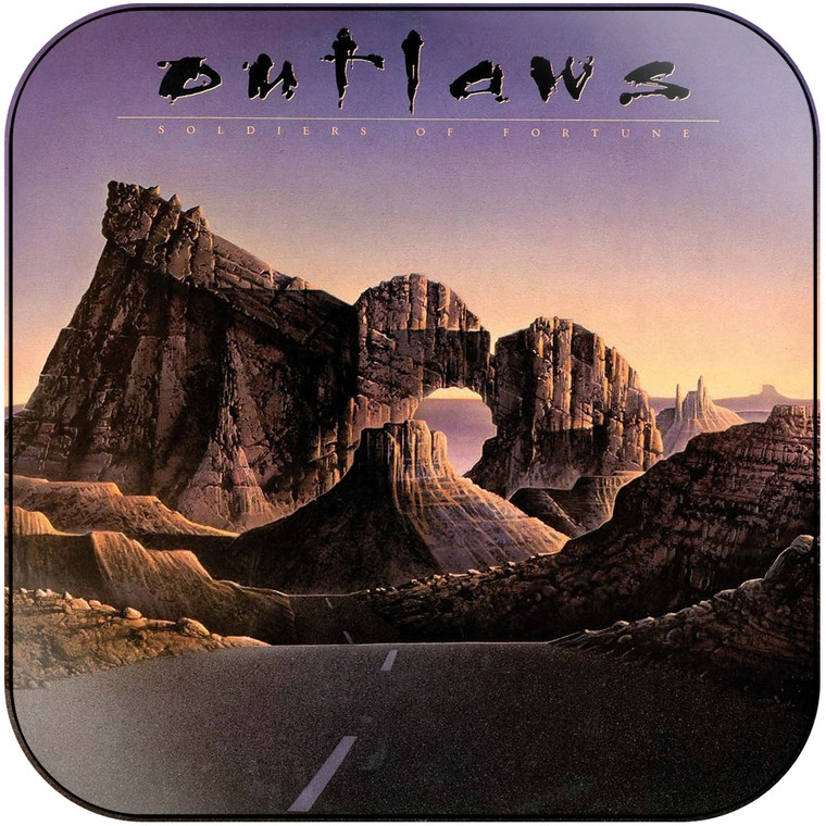 Outlaws Soldiers Of Fortune Album Cover Sticker