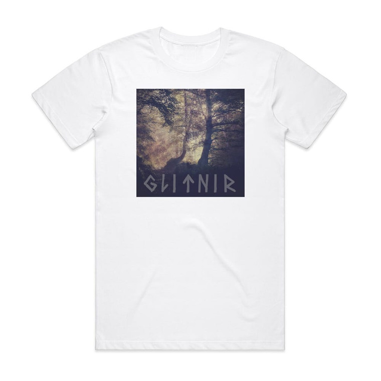 Danheim Glitnir Album Cover T-Shirt White