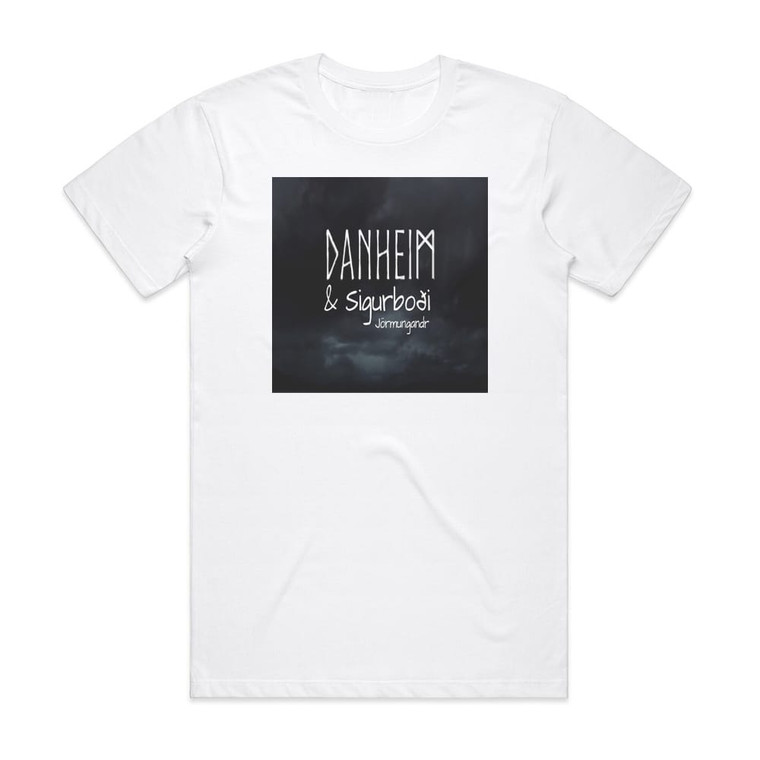 Danheim Jrmungandr Album Cover T-Shirt White