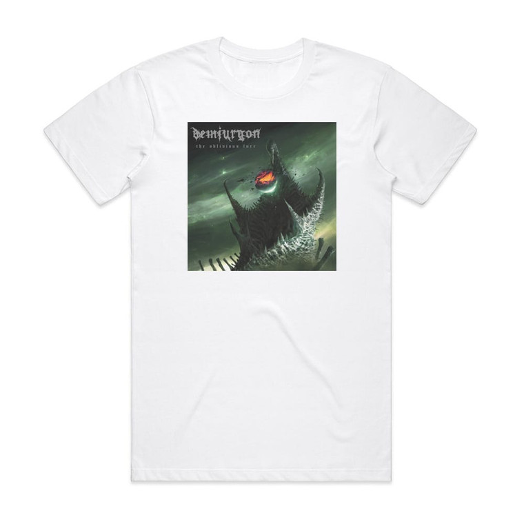Demiurgon The Oblivious Lure Album Cover T-Shirt White