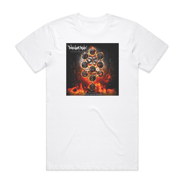 Dawn of Ashes The Crypt Injection Ii Non Serviam 1 Album Cover T-Shirt White