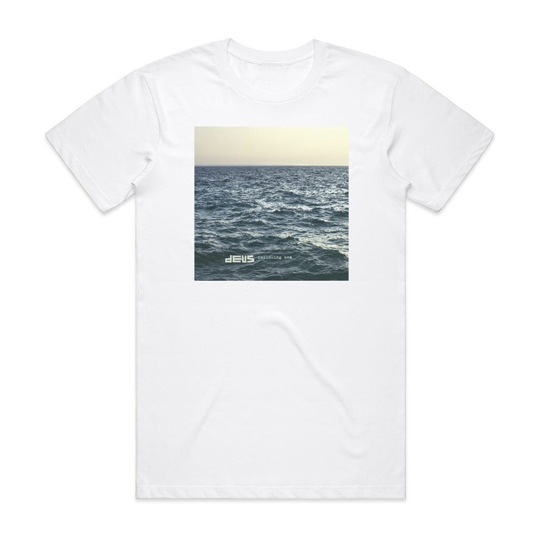 dEUS Following Sea Album Cover T-Shirt White