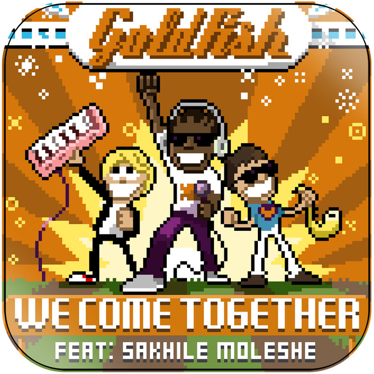 Goldfish We Come Together Remix Album Cover Sticker