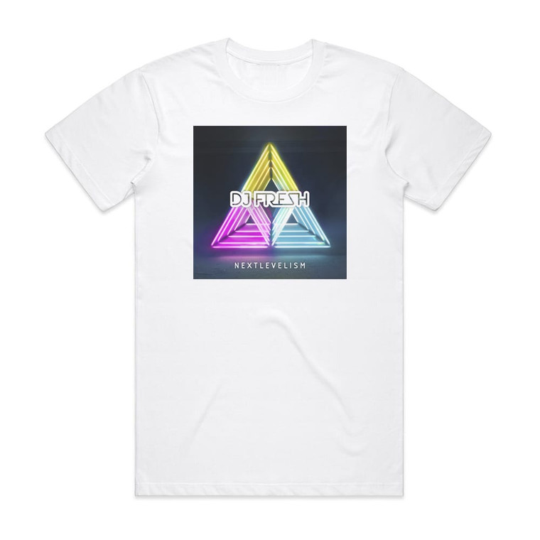 DJ Fresh Nextlevelism Album Cover T-Shirt White