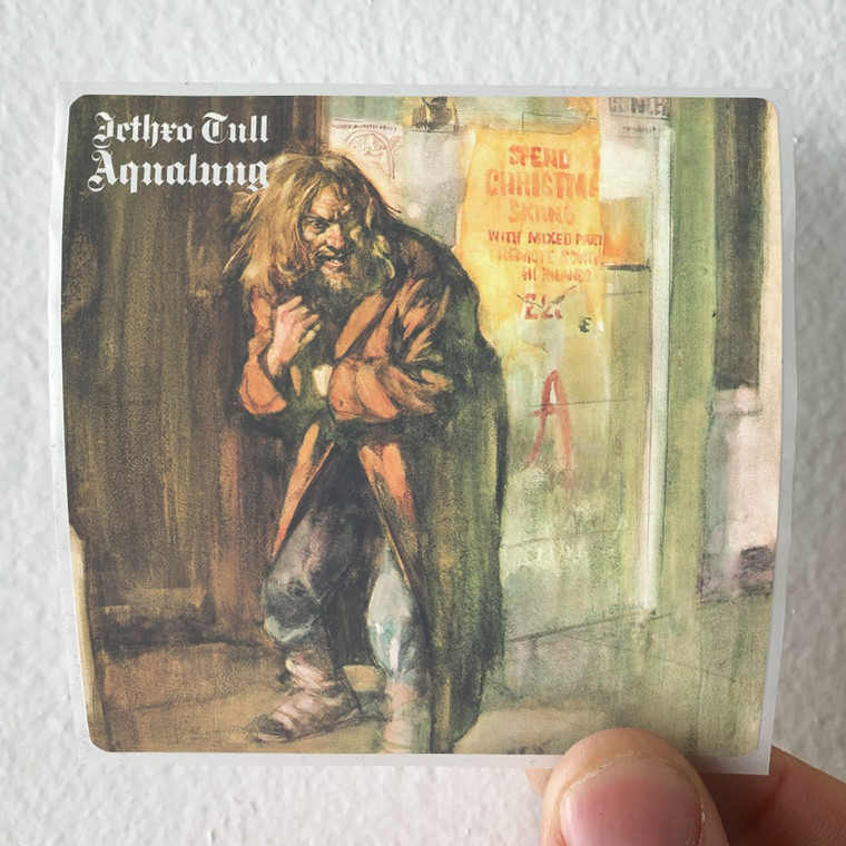 Jethro Tull Aqualung Album Cover Sticker