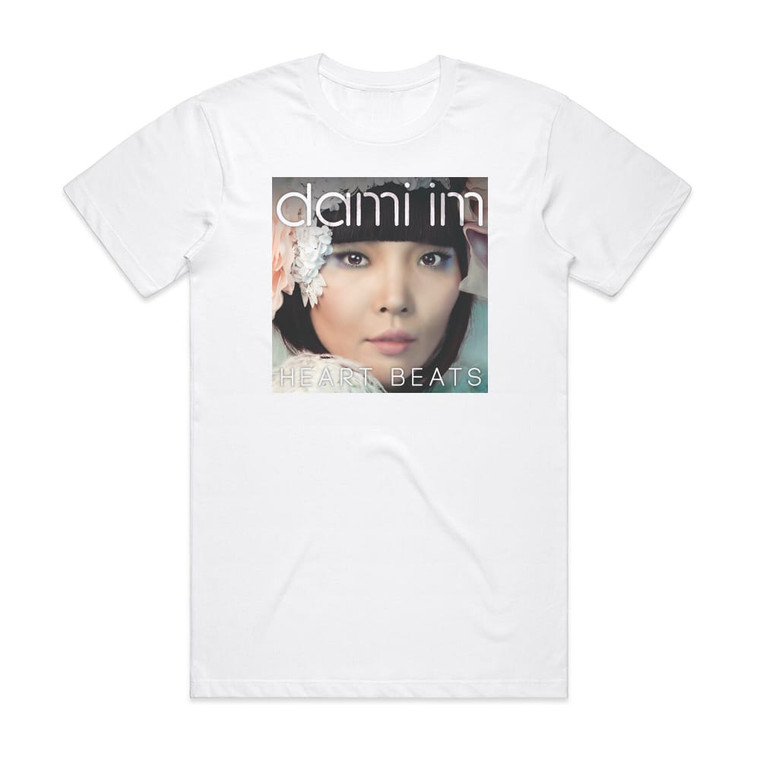 Dami Im Heart Beats Deluxe Album Cover T-Shirt White