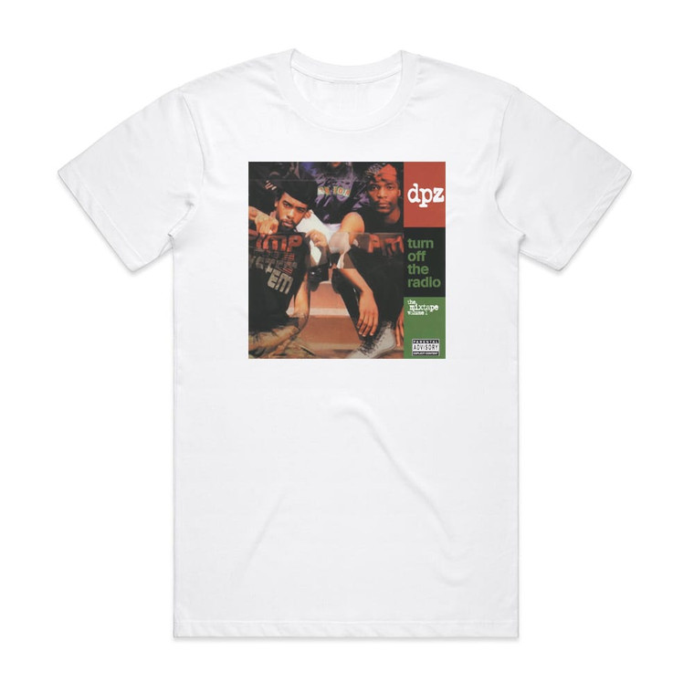 dead prez Turn Off The Radio The Mixtape Volume 1 Album Cover T-Shirt White