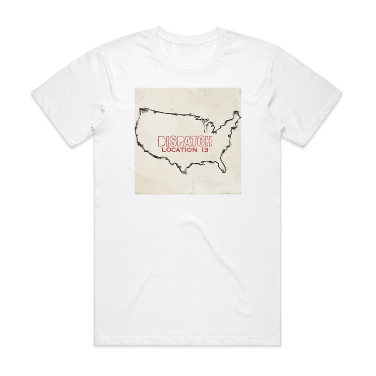 Dispatch Location 13 Album Cover T-Shirt White