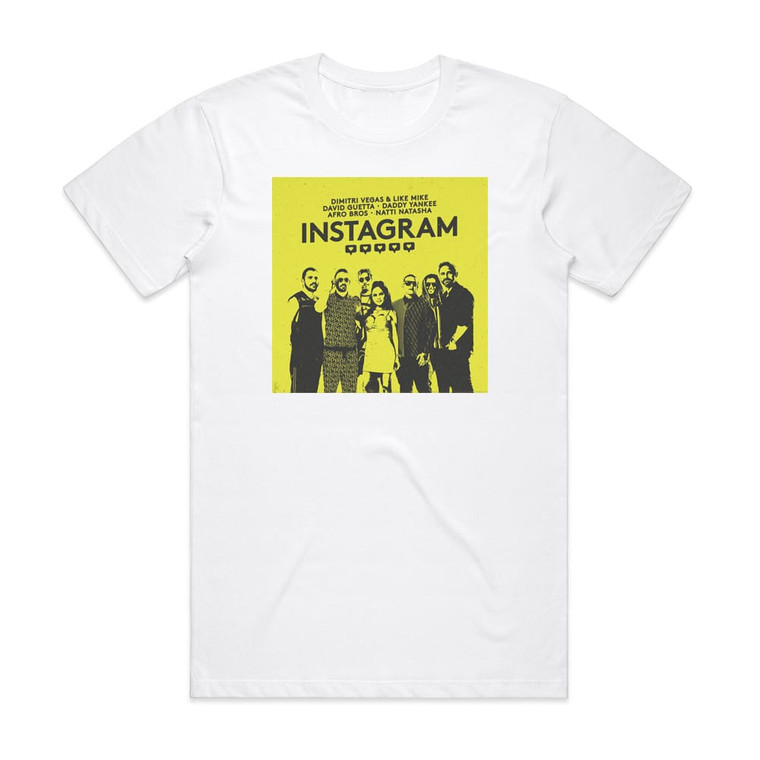 Dimitri Vegas and Like Mike Instagram Album Cover T-Shirt White