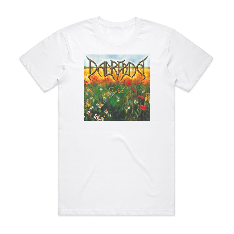 Dalriada Gret Album Cover T-Shirt White