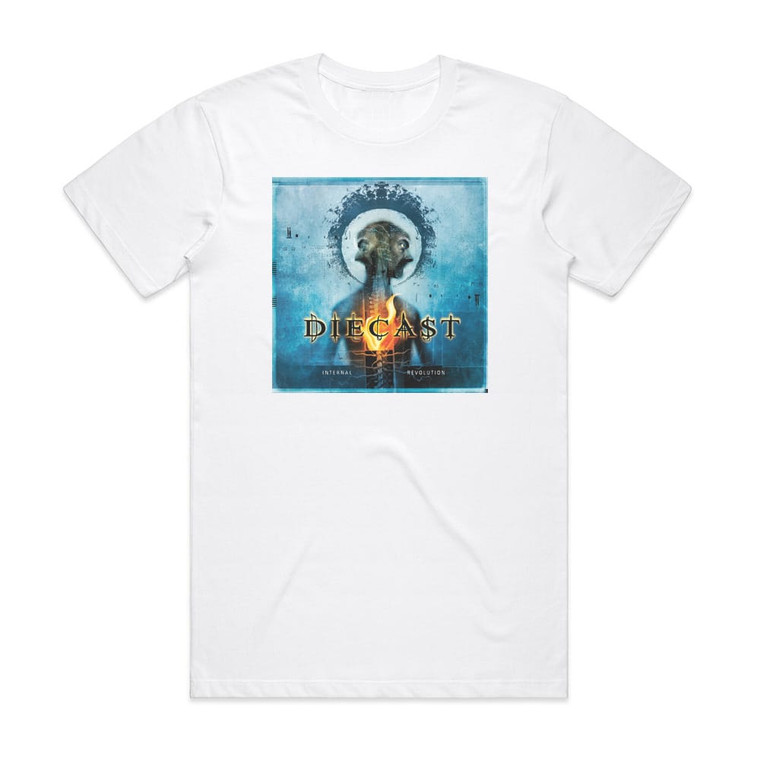 Diecast Internal Revolution Album Cover T-Shirt White