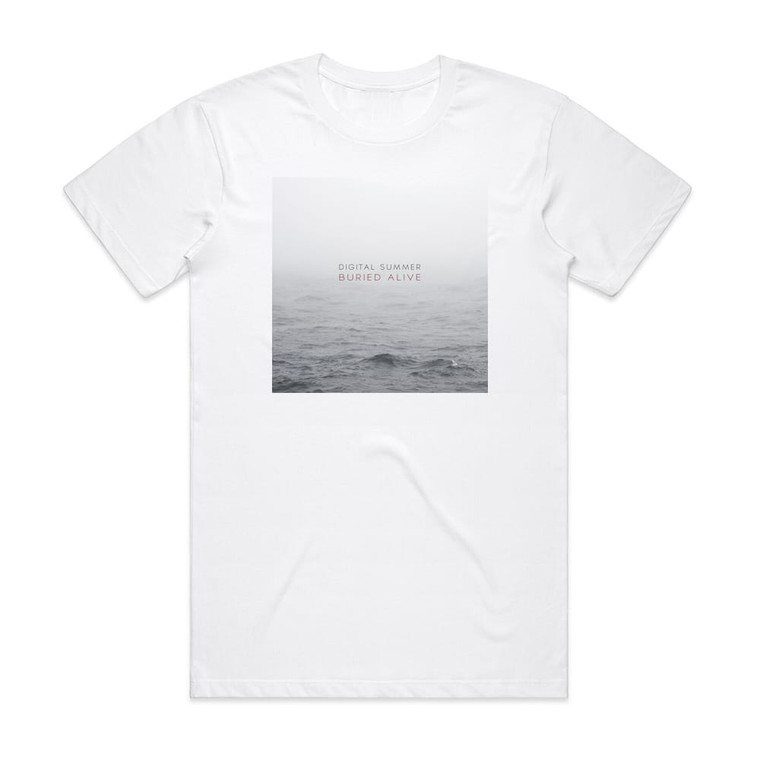 Digital Summer Buried Alive Album Cover T-Shirt White