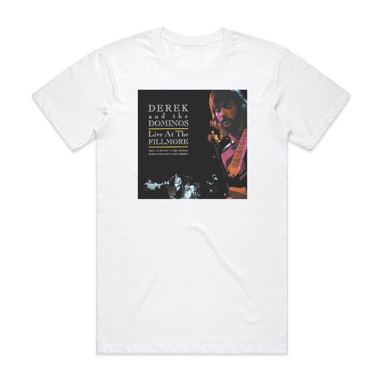 Derek and the Dominos Live At The Fillmore Album Cover T-Shirt White
