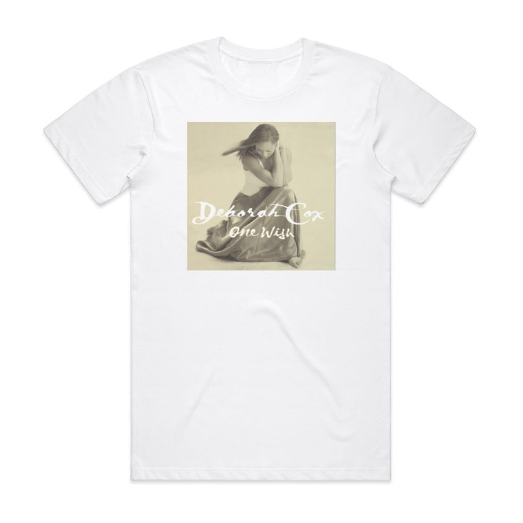 Deborah Cox One Wish Album Cover T-Shirt White