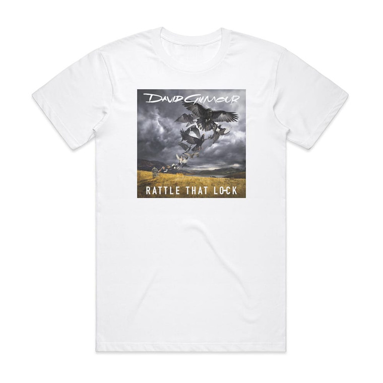 David Gilmour Rattle That Lock 2 Album Cover T-Shirt White