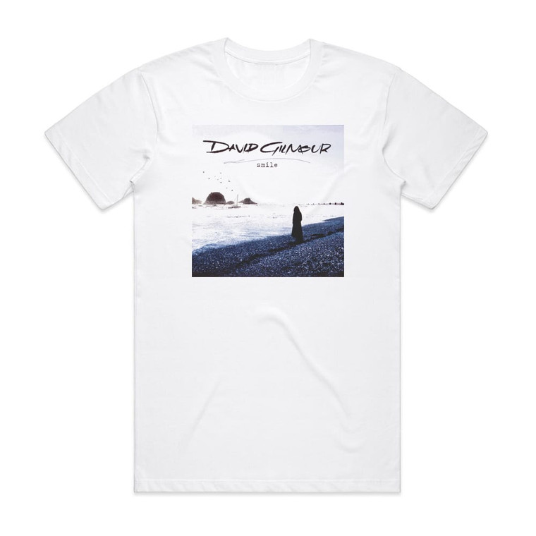 David Gilmour Smile 1 Album Cover T-Shirt White