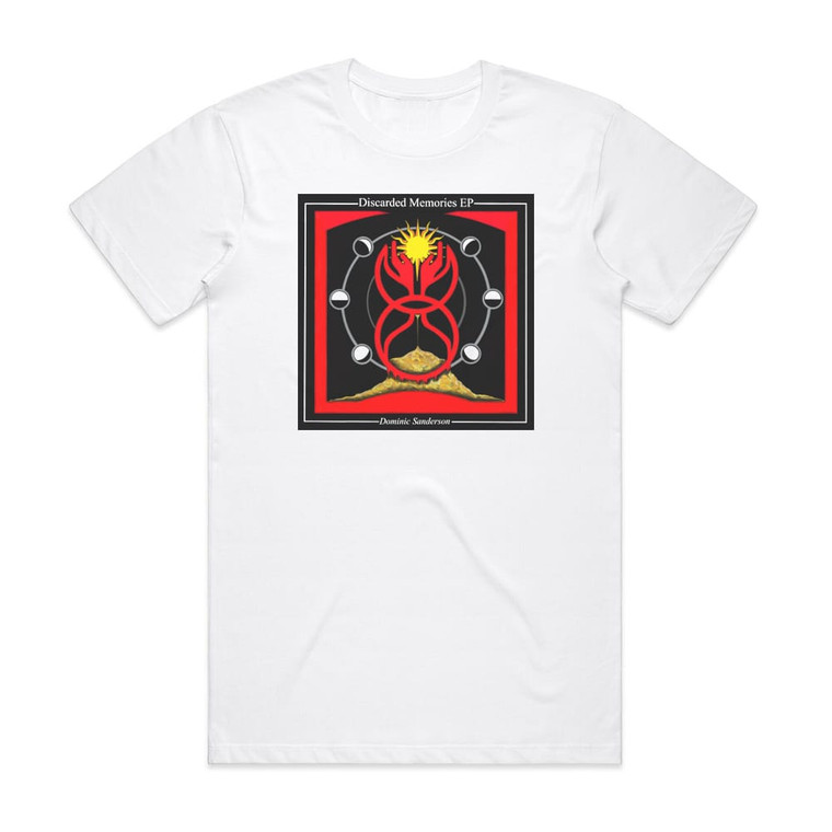 Dominic Sanderson Discarded Memories Ep Album Cover T-Shirt White