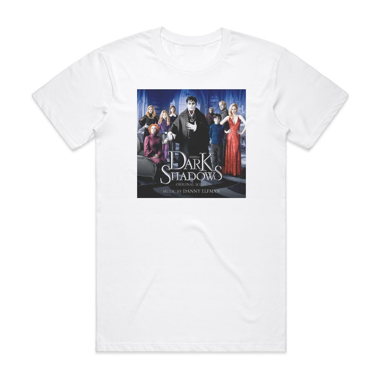 Danny Elfman Dark Shadows Original Score Album Cover T-Shirt White