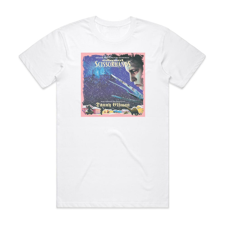 Danny Elfman Edward Scissorhands Album Cover T-Shirt White