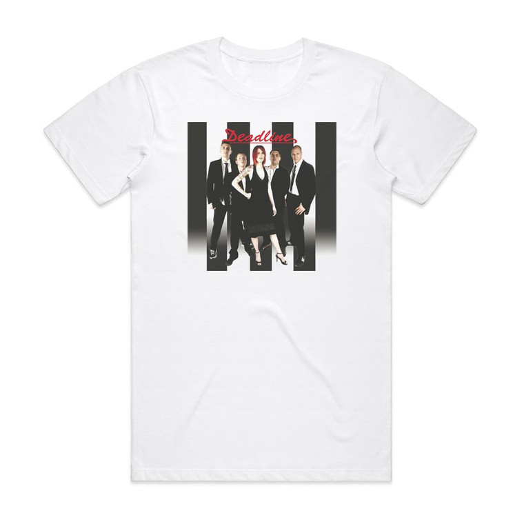 Deadline Hanging On The Telephone Album Cover T-Shirt White
