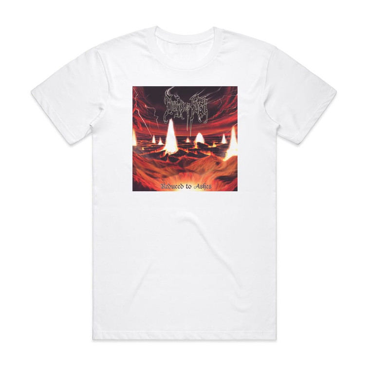 Deeds of Flesh Reduced To Ashes Album Cover T-Shirt White