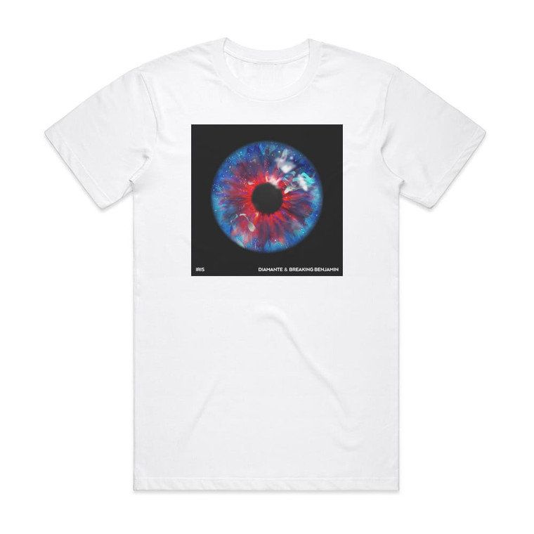 Diamante Iris Album Cover T-Shirt White