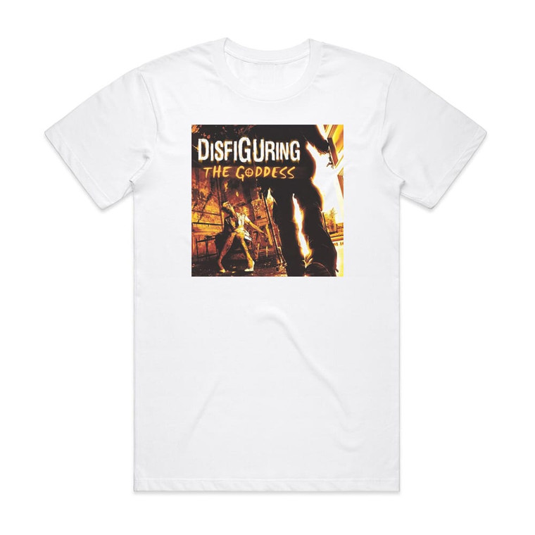 Disfiguring the Goddess Disfiguring The Goddess Album Cover T-Shirt White
