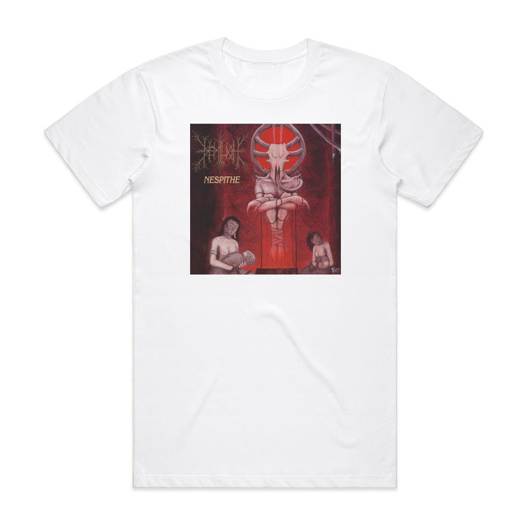Demilich Nespithe 1 Album Cover T-Shirt White