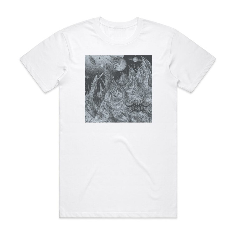 Devoid of Thought Outer World Graves Album Cover T-Shirt White