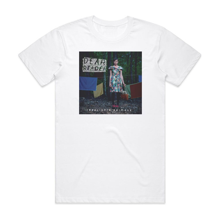 Dear Reader Idealistic Animals Album Cover T-Shirt White