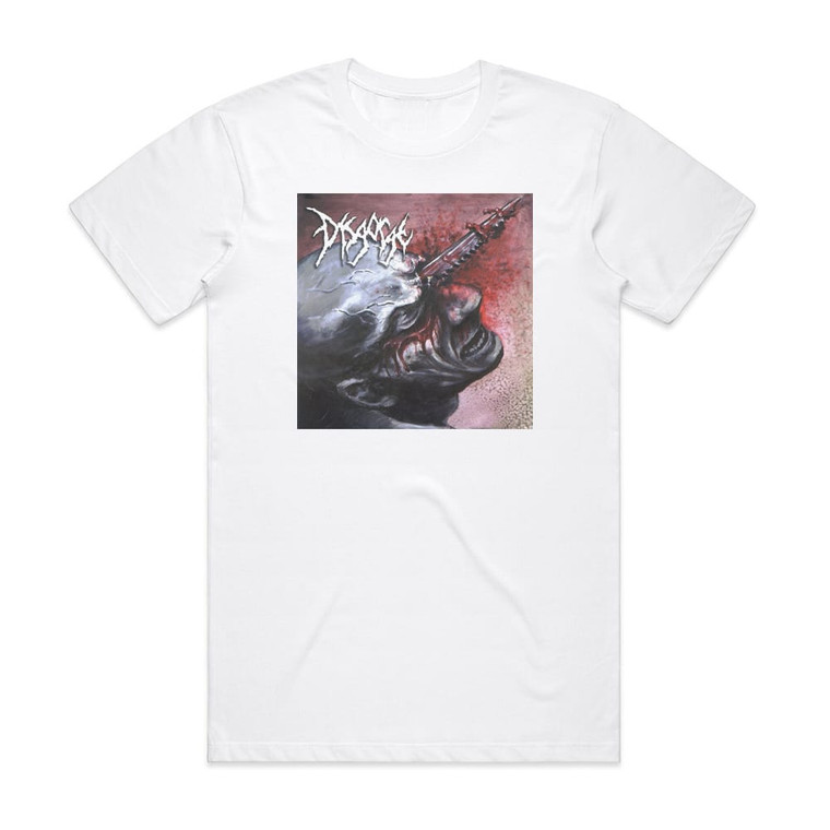 Disgorge Cranial Impalement Album Cover T-Shirt White