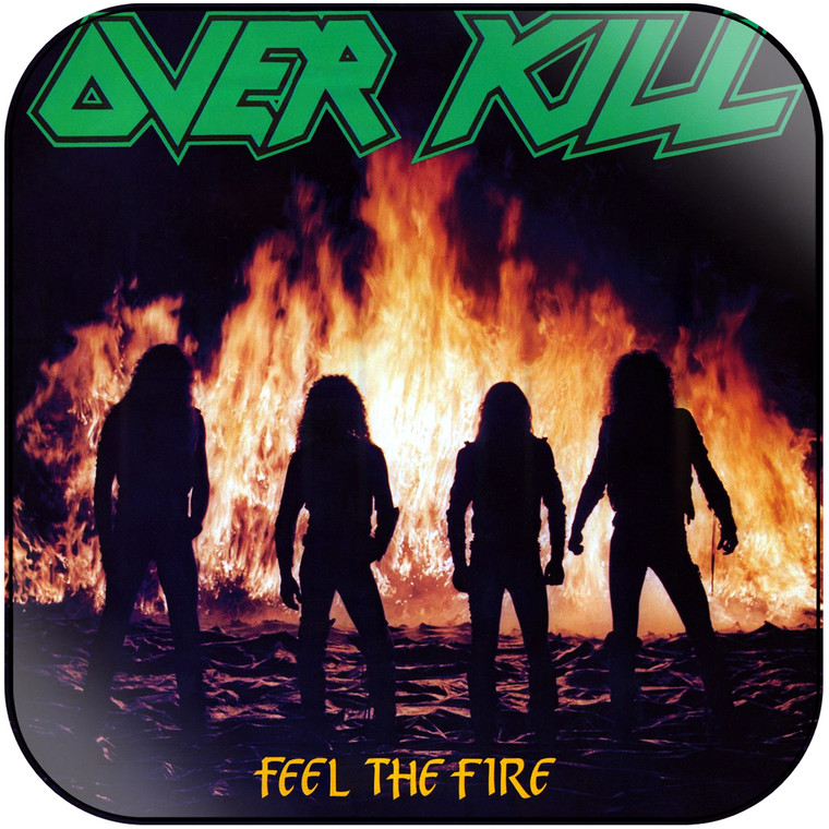 Overkill Feel The Fire Album Cover Sticker