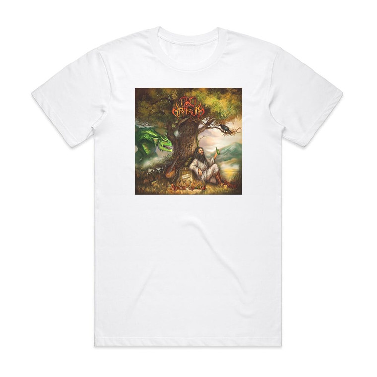 Drakum Around The Oak Album Cover T-Shirt White