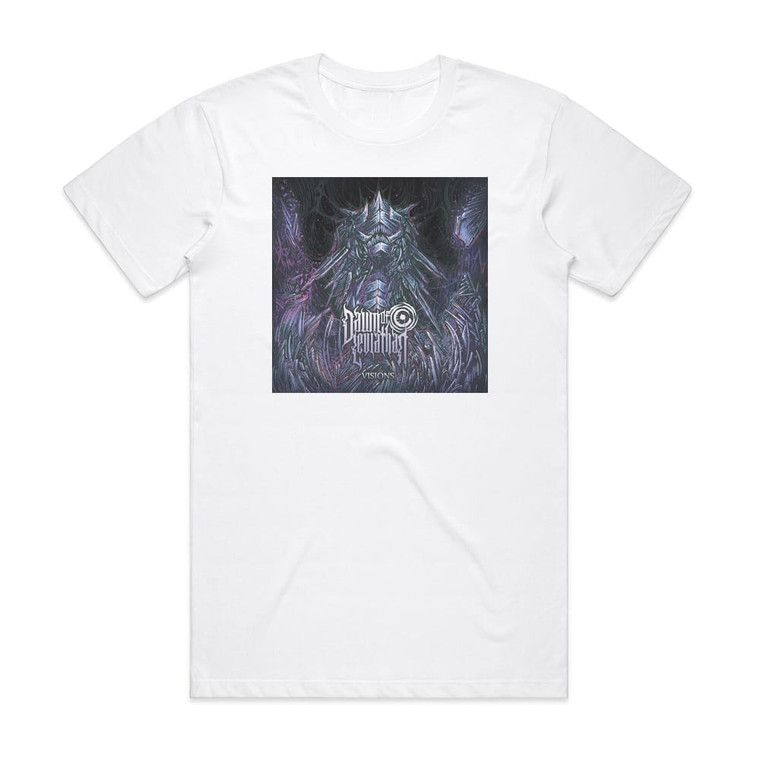 Dawn Of Leviathan Visions Album Cover T-Shirt White