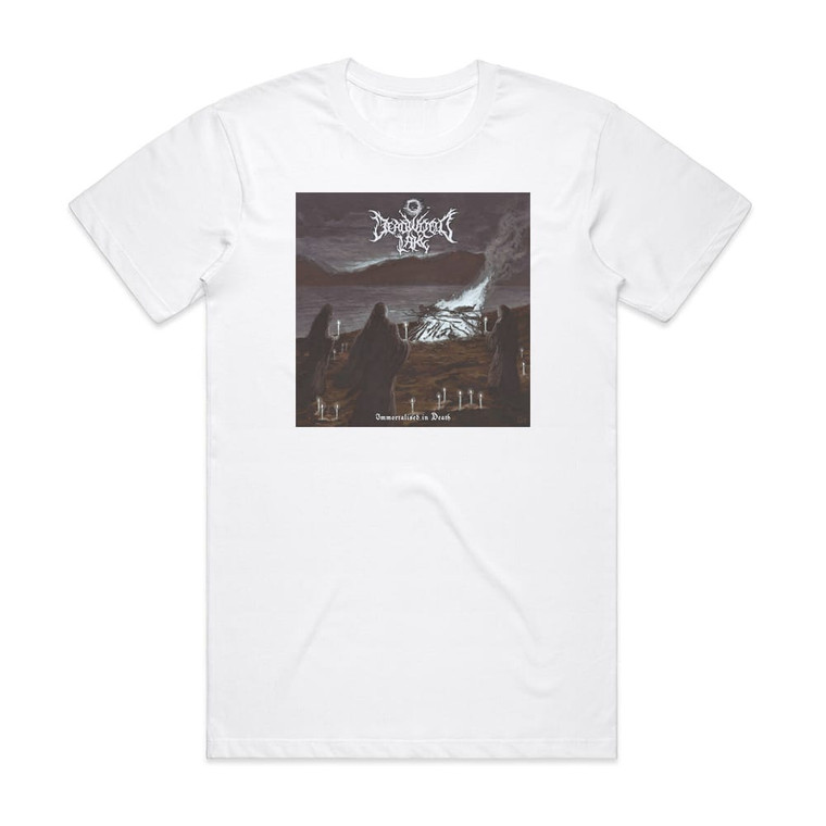Deadwood Lake Immortalised In Death Album Cover T-Shirt White